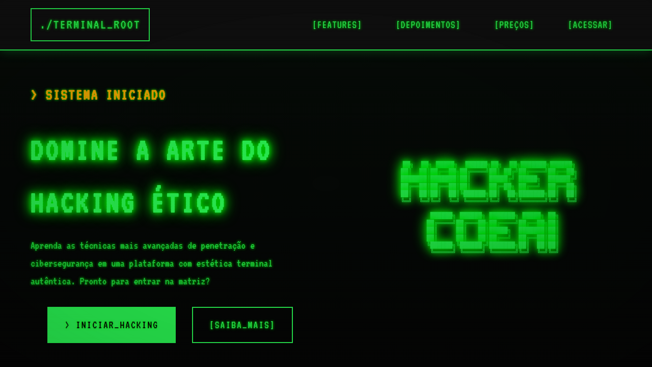 Hacker Aesthetic CRT/CLI