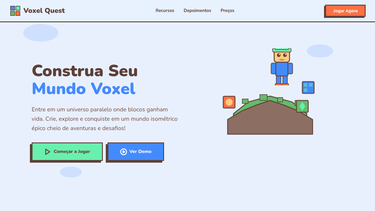 Voxel Gamified Isometric
