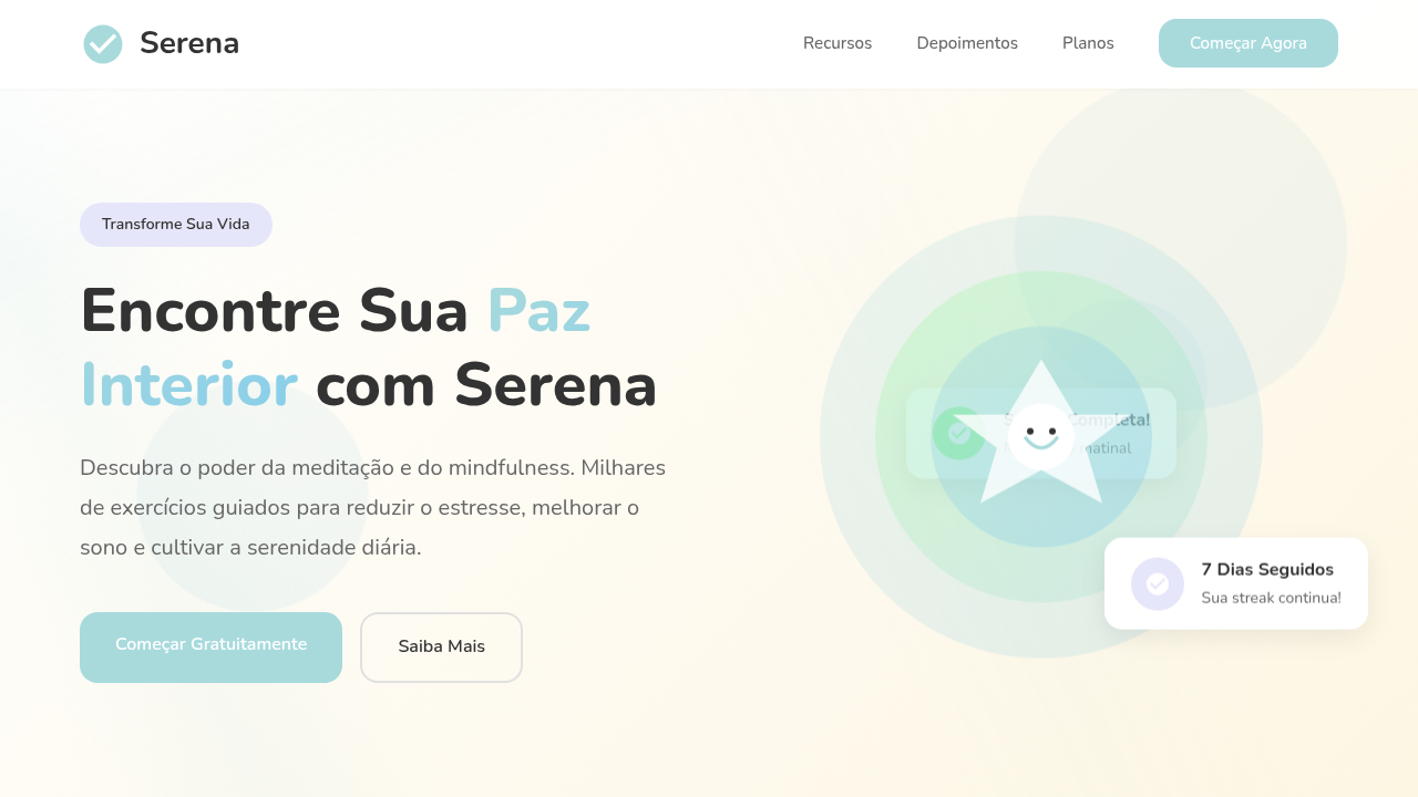 Minimalismo Sereno de Bem-Estar