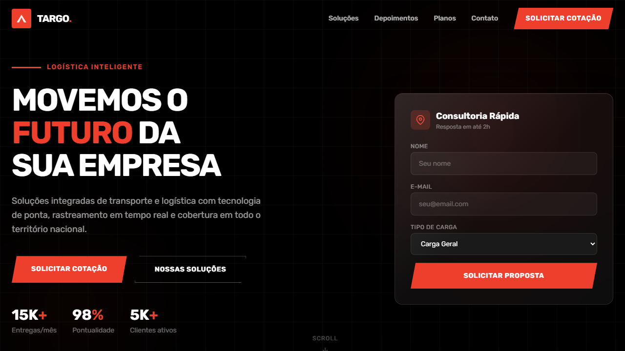 Targo Logistics Hero