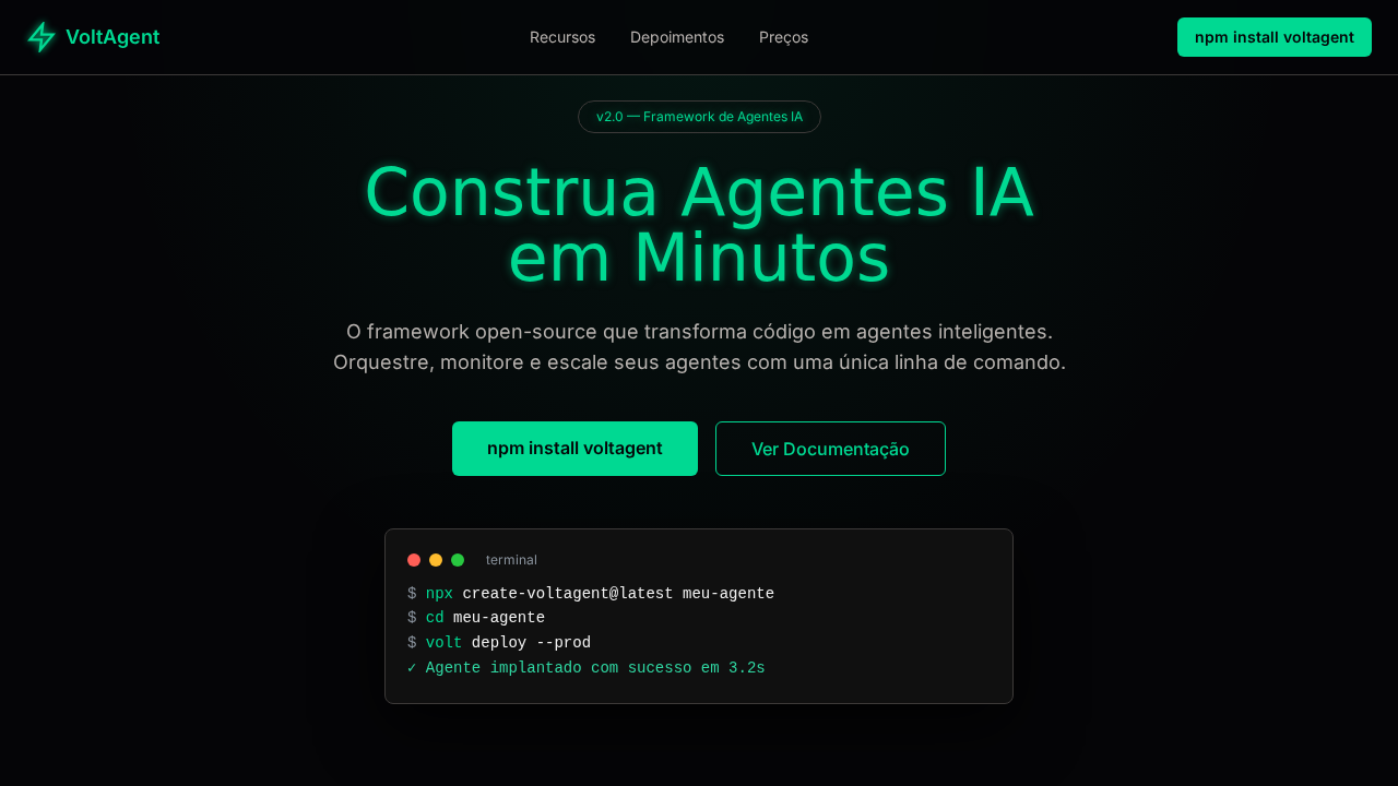 VoltAgent Terminal Emerald