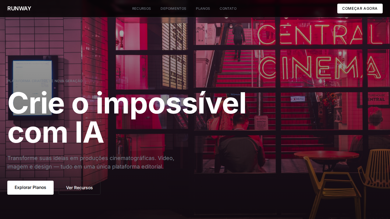 Runway Cinematic Editorial