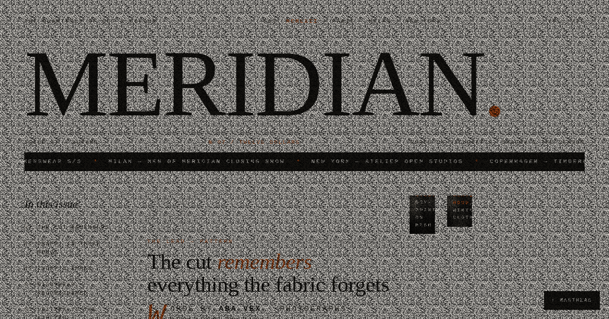 MERIDIAN — Issue 07