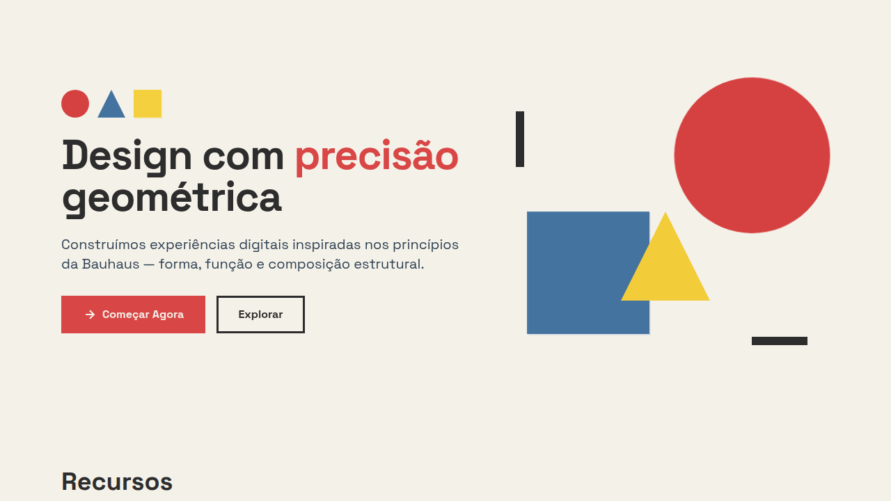 Bauhaus / Risograph Modern