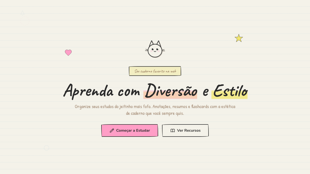 Studygram / Notebook Kawaii